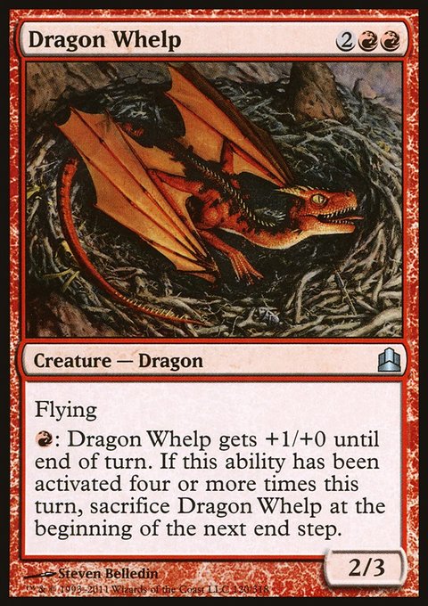 Dragon Whelp, Commander 2011 #120, Magic: The Gathering card