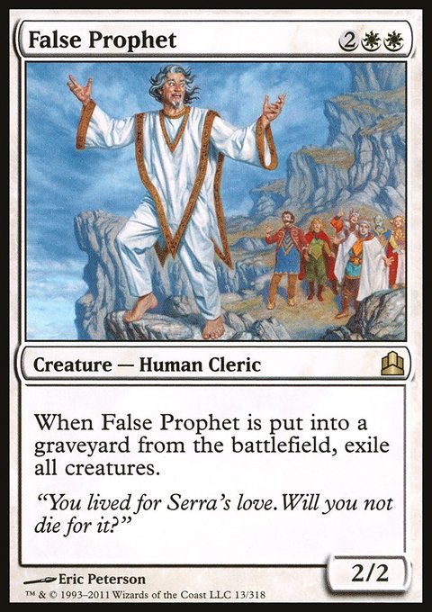 False Prophet, Commander 2011 #13, Magic: The Gathering card