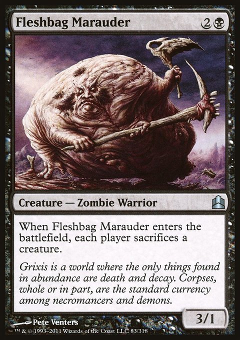 Fleshbag Marauder, Commander 2011 #83, Magic: The Gathering card