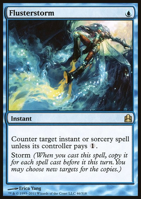 Flusterstorm, Commander 2011 #46, Magic: The Gathering card