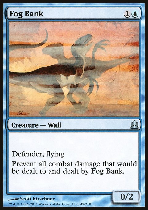 Fog Bank, Commander 2011 #47, Magic: The Gathering card