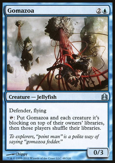 Gomazoa, Commander 2011 #48, Magic: The Gathering card