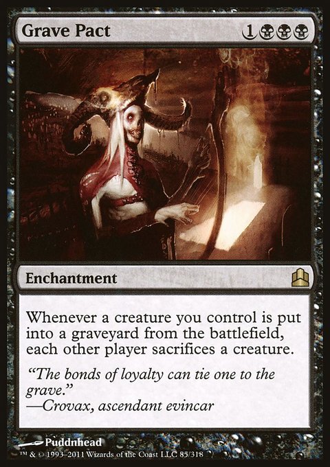 Grave Pact, Commander 2011 #85, Magic: The Gathering card