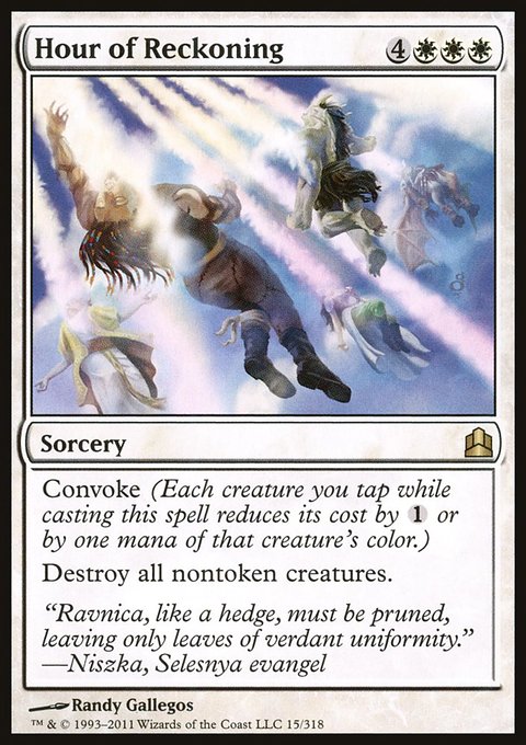 Hour of Reckoning, Commander 2011 #15, Magic: The Gathering card