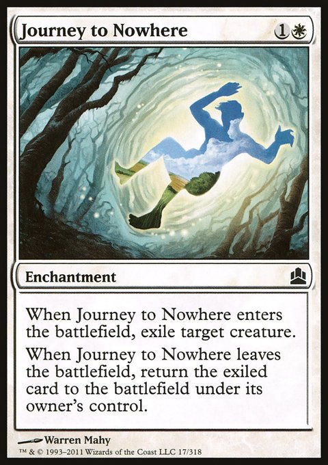 Journey to Nowhere, Commander 2011 #17, Magic: The Gathering card