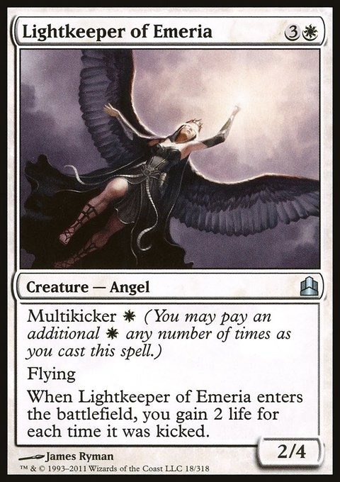 Lightkeeper of Emeria, Commander 2011 #18, Magic: The Gathering card
