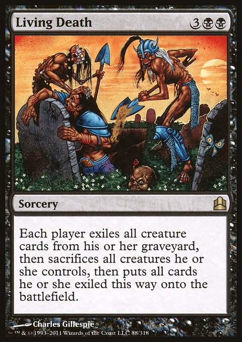 Living Death, Commander 2011 #88, Magic: The Gathering card