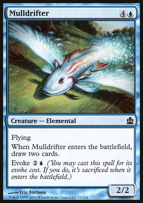 Mulldrifter, Commander 2011 #52, Magic: The Gathering card