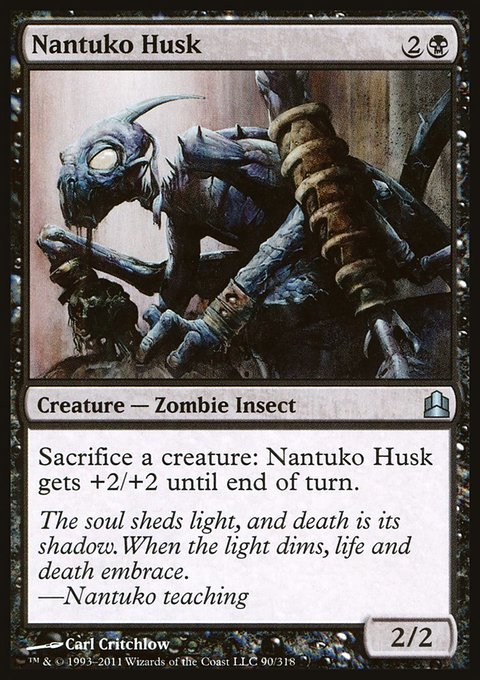 Nantuko Husk, Commander 2011 #90, Magic: The Gathering card