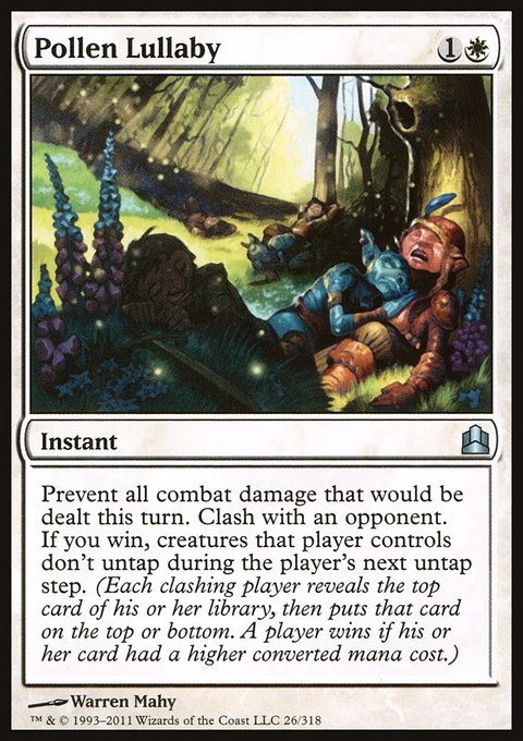 Pollen Lullaby, Commander 2011 #26, Magic: The Gathering card