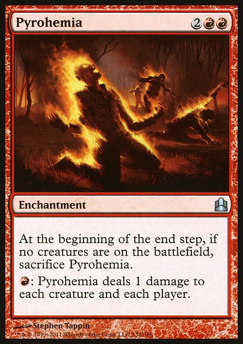 Pyrohemia, Commander 2011 #132, Magic: The Gathering card