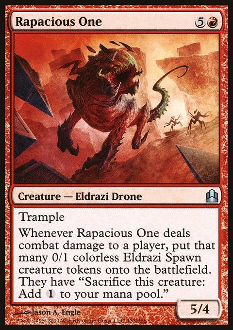 Rapacious One, Commander 2011 #133, Magic: The Gathering card