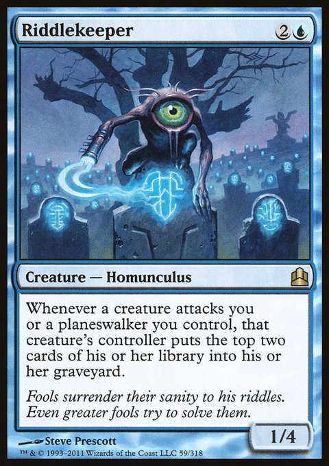 Riddlekeeper, Commander 2011 #59, Magic: The Gathering card