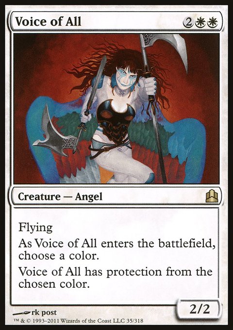 Voice of All, Commander 2011 #35, Magic: The Gathering card