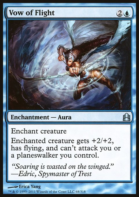 Vow of Flight, Commander 2011 #68, Magic: The Gathering card