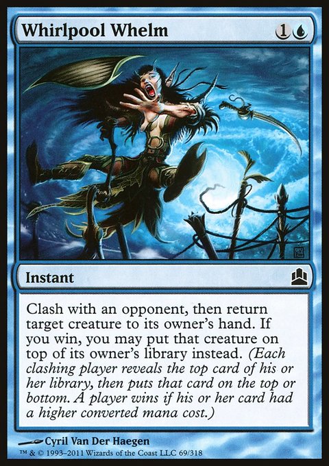 Whirlpool Whelm, Commander 2011 #69, Magic: The Gathering card