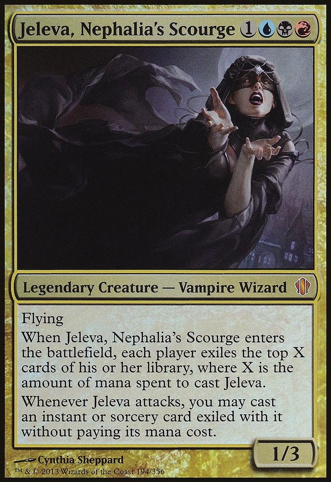 Jeleva, Nephalia's Scourge, Commander 2013 Oversized #194, Magic: The Gathering card