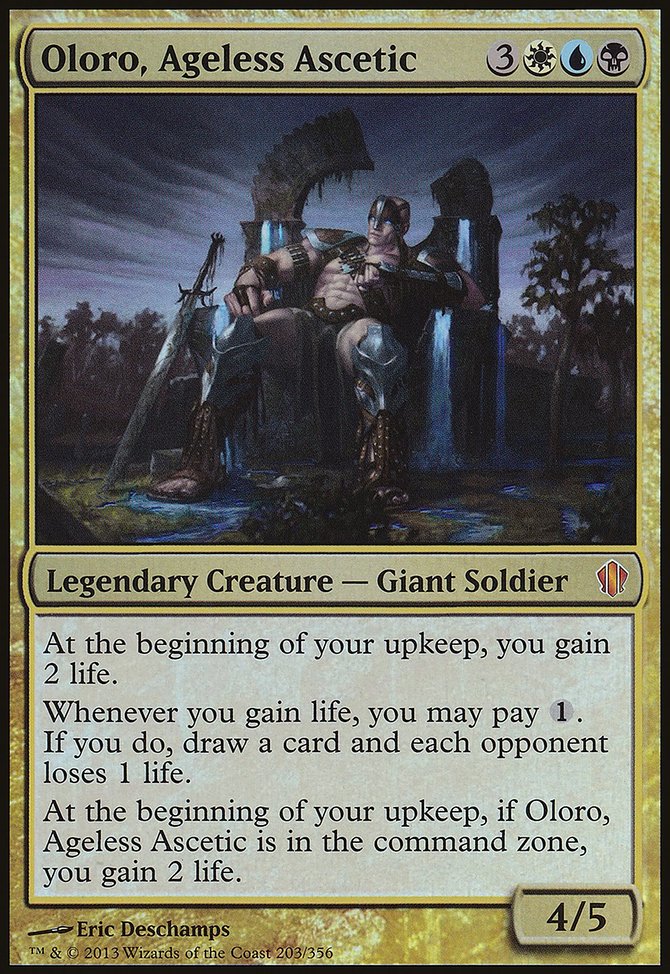 Oloro, Ageless Ascetic, Commander 2013 Oversized #203, Magic: The Gathering card