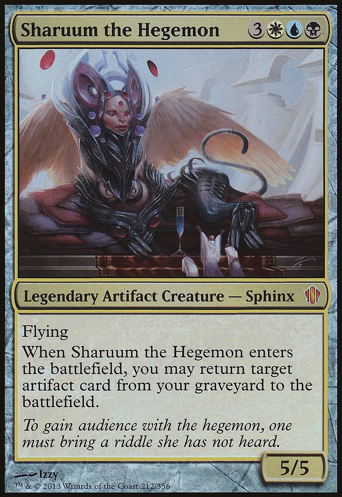 Sharuum the Hegemon, Commander 2013 Oversized #212, Magic: The Gathering card
