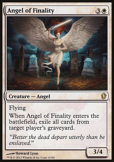 Angel of Finality, Commander 2013 #4, Magic: The Gathering card