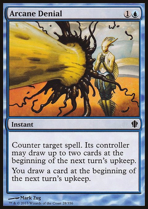 Arcane Denial, Commander 2013 #28, Magic: The Gathering card