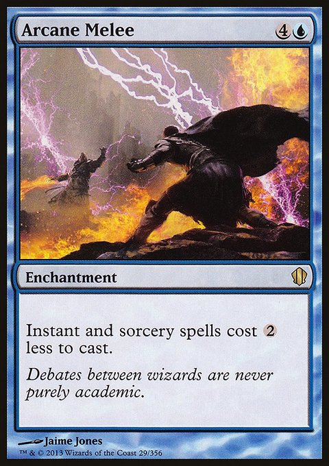 Arcane Melee, Commander 2013 #29, Magic: The Gathering card