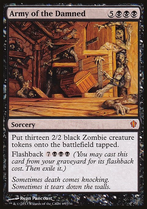 Army of the Damned, Commander 2013 #69, Magic: The Gathering card