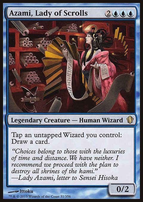 Azami, Lady of Scrolls, Commander 2013 #31, Magic: The Gathering card