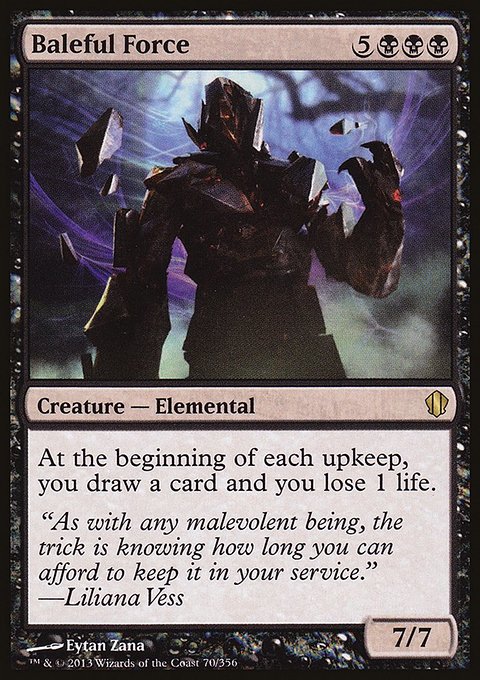 Baleful Force, Commander 2013 #70, Magic: The Gathering card