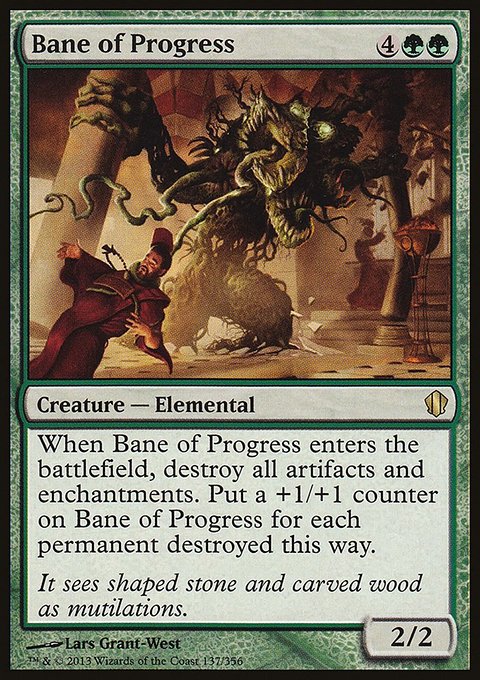 Bane of Progress, Commander 2013 #137, Magic: The Gathering card