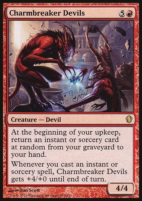 Charmbreaker Devils, Commander 2013 #103, Magic: The Gathering card