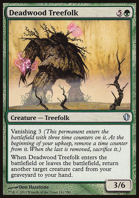 Deadwood Treefolk, Commander 2013 #141, Magic: The Gathering card