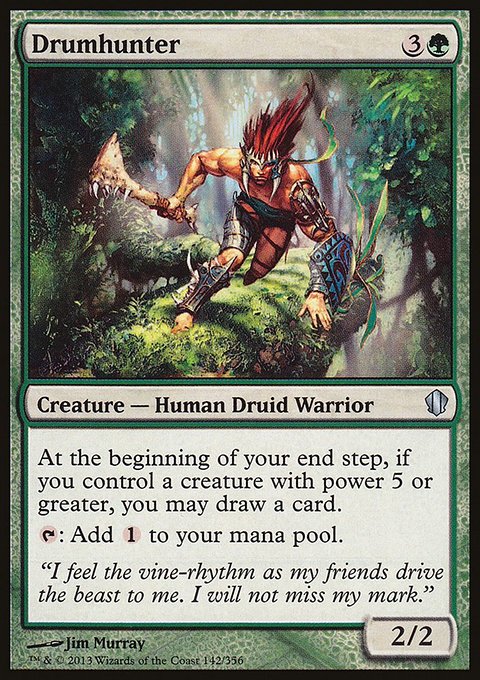 Drumhunter, Commander 2013 #142, Magic: The Gathering card