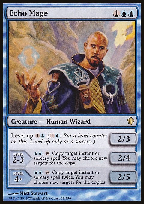 Echo Mage, Commander 2013 #43, Magic: The Gathering card