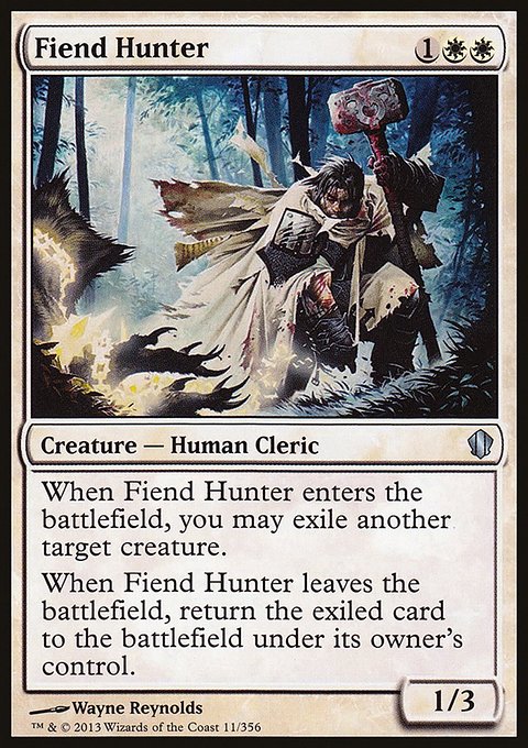 Fiend Hunter, Commander 2013 #11, Magic: The Gathering card