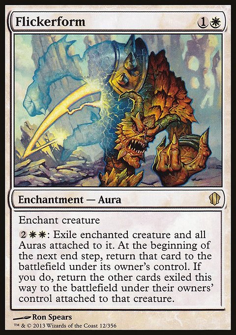 Flickerform, Commander 2013 #12, Magic: The Gathering card