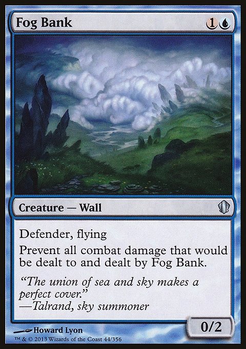 Fog Bank, Commander 2013 #44, Magic: The Gathering card