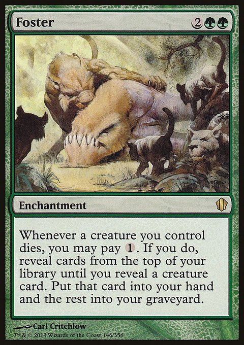 Foster, Commander 2013 #146, Magic: The Gathering card