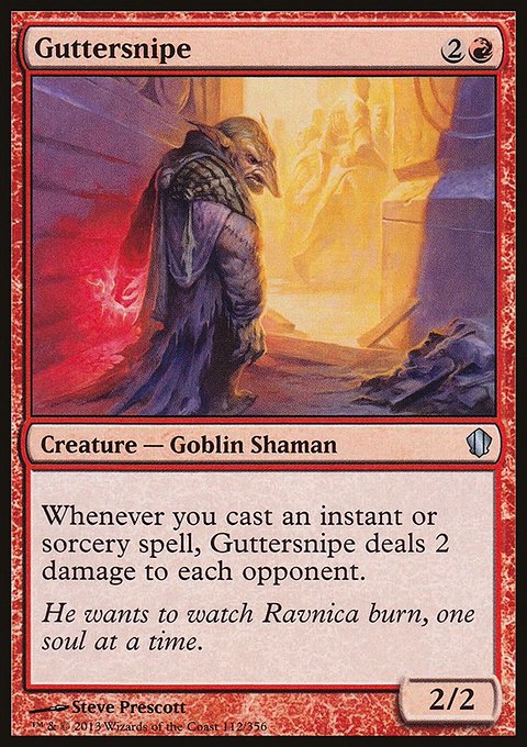 Guttersnipe, Commander 2013 #112, Magic: The Gathering card