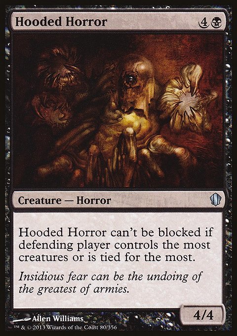Hooded Horror, Commander 2013 #80, Magic: The Gathering card