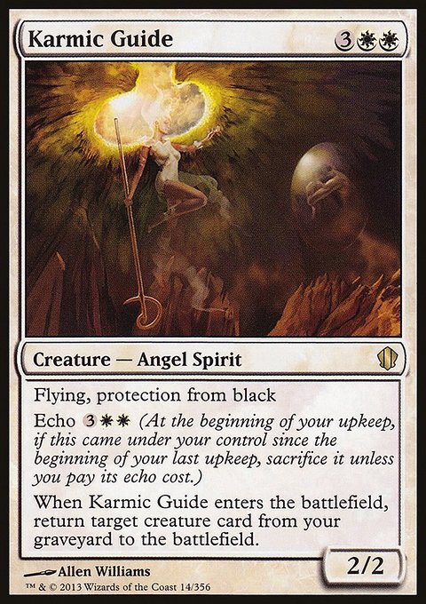 Karmic Guide, Commander 2013 #14, Magic: The Gathering card