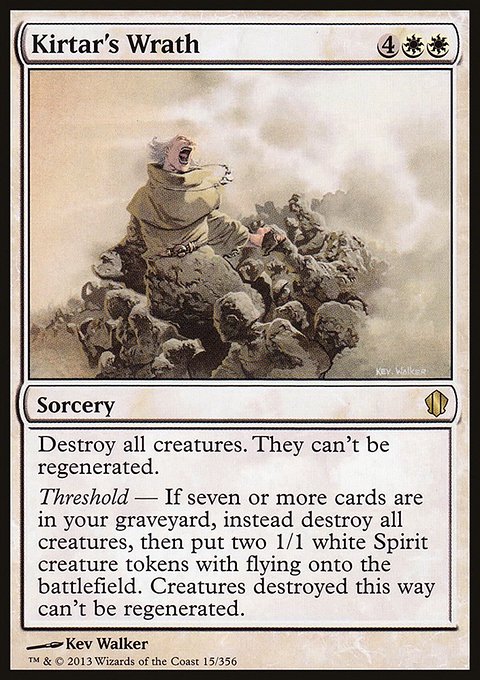 Kirtar's Wrath, Commander 2013 #15, Magic: The Gathering card
