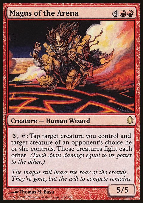 Magus of the Arena, Commander 2013 #115, Magic: The Gathering card