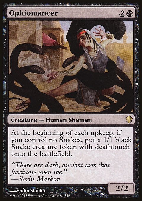 Ophiomancer, Commander 2013 #84, Magic: The Gathering card