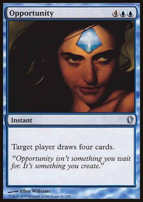 Opportunity, Commander 2013 #51, Magic: The Gathering card