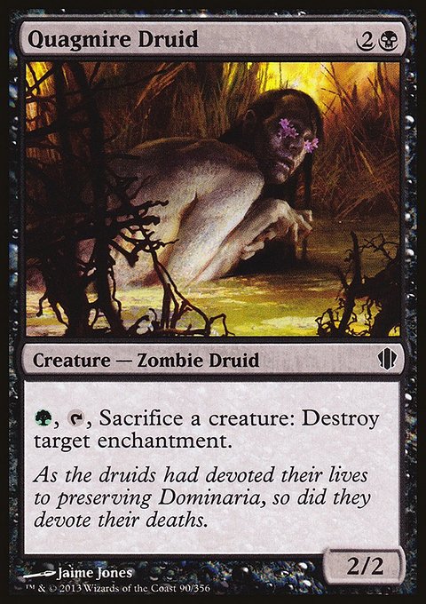 Quagmire Druid, Commander 2013 #90, Magic: The Gathering card