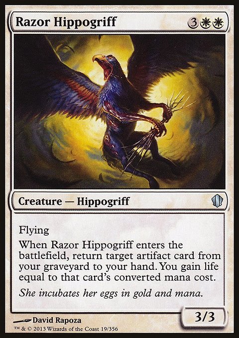 Razor Hippogriff, Commander 2013 #19, Magic: The Gathering card