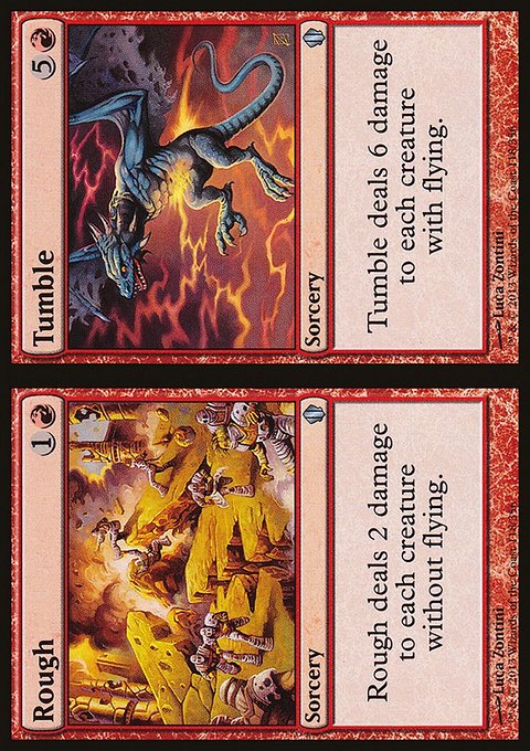 Rough // Tumble, Commander 2013 #118, Magic: The Gathering card