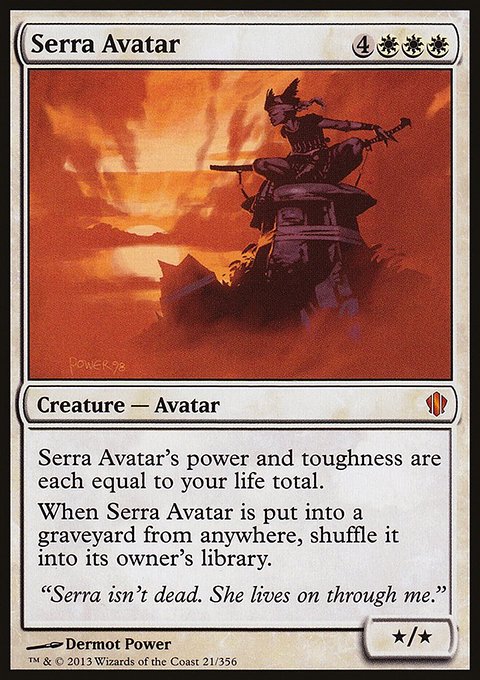 Serra Avatar, Commander 2013 #21, Magic: The Gathering card
