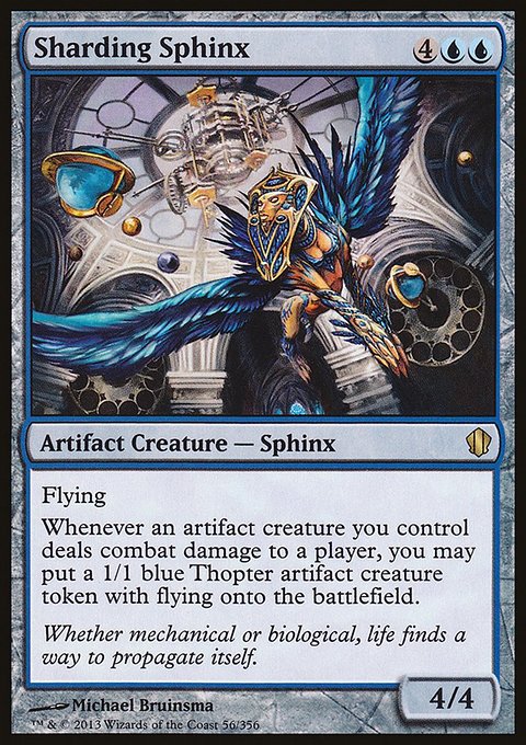 Sharding Sphinx, Commander 2013 #56, Magic: The Gathering card